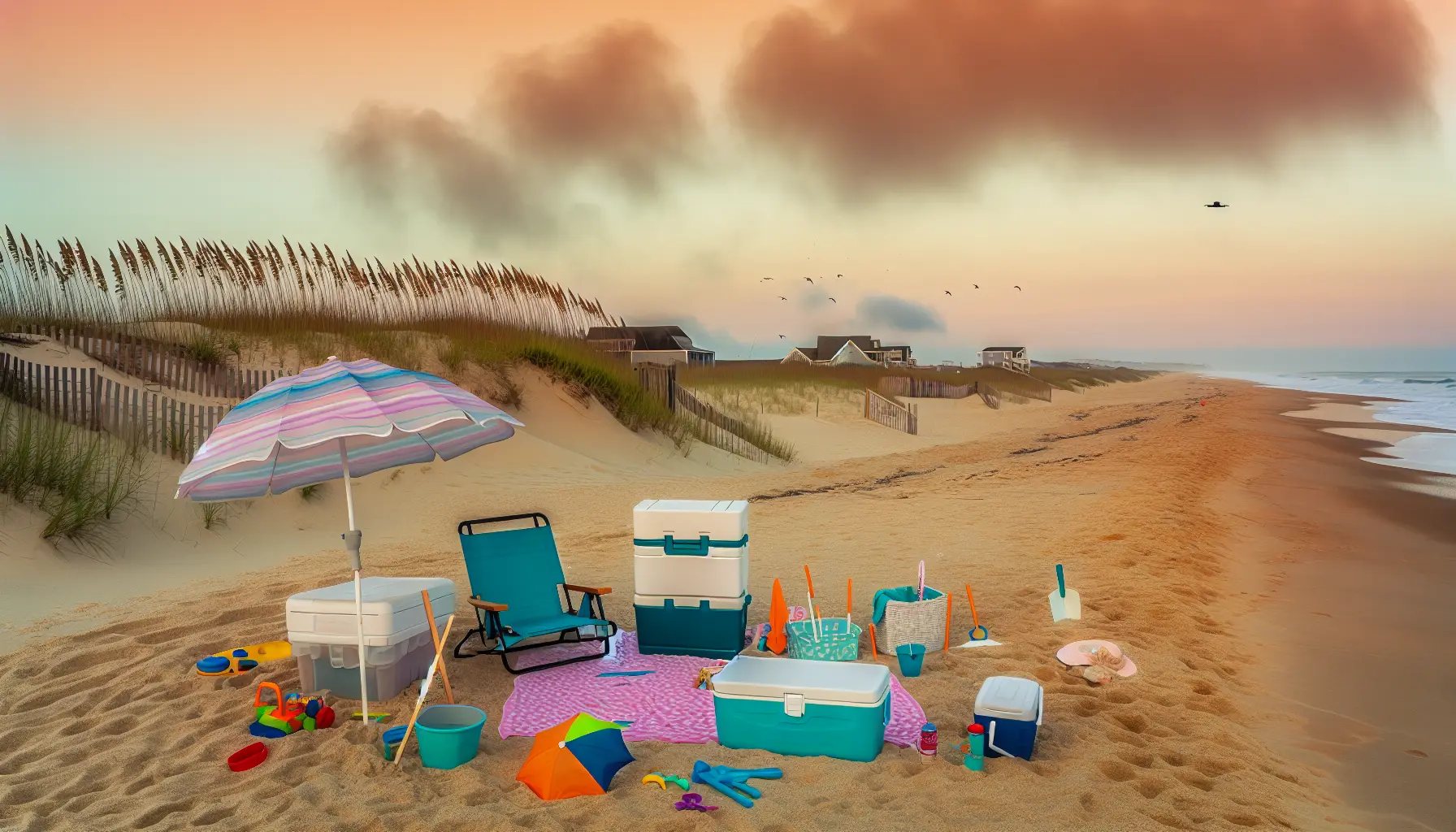 family beach packing list obx